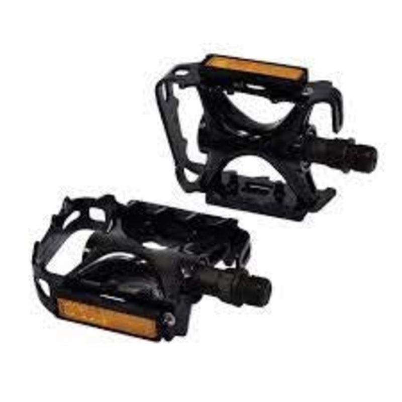 Wellgo Pedal Alloy Mtb 9/16 Toe Clip Black