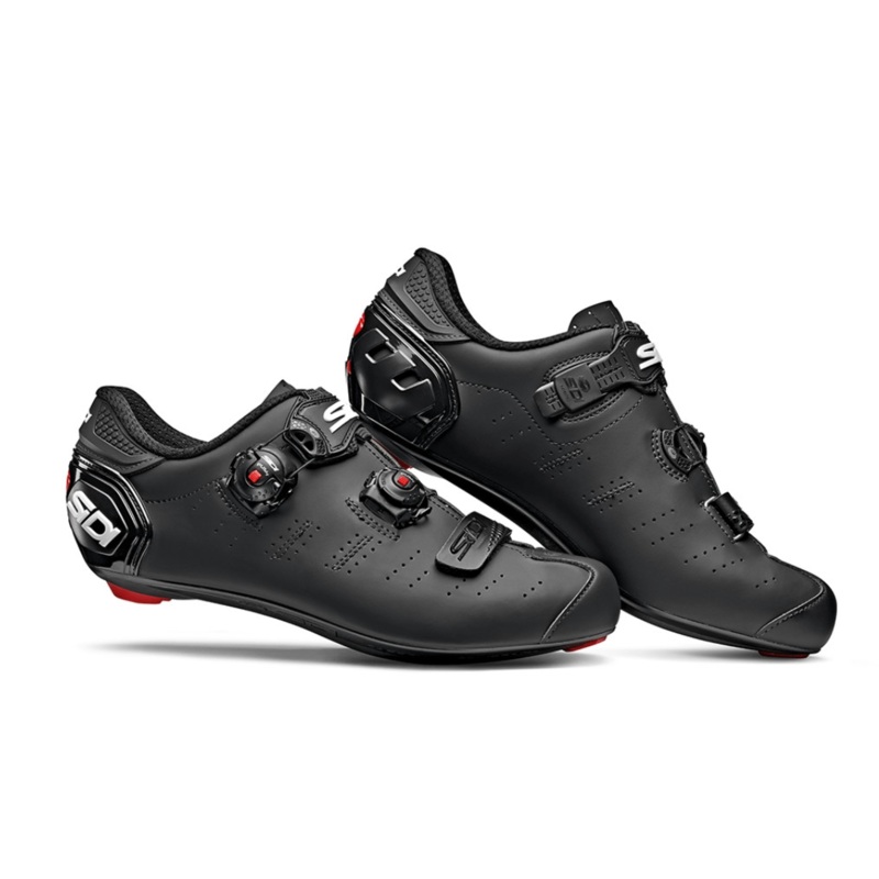Sidi Ergo 5 MEGA Wide Shoes-Black-40 & 40.5 & 41 & 41.5 & 42 & 42.5 & 43 & 43.5 & 44 & 44.5 & 45 & 45.5 & 46 & 46.5 & 47 & 48