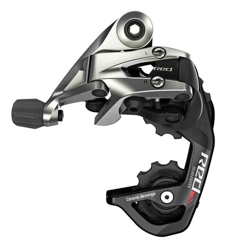 Red Rear Derailleur 11 Speed Short Cage C2