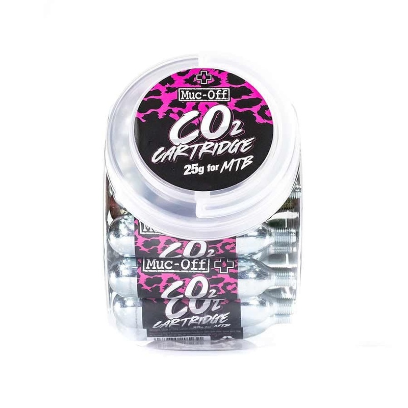 Muc-Off CO2 Refill MTB Cartridges, Qty 25 Jar, 25g