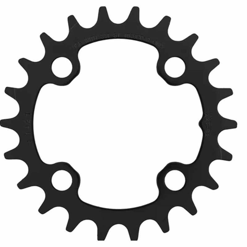 Chain Ring MTB 22 Tooth 64 BCD Black 2X10 No Pin