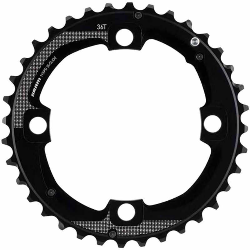 Chain Ring MTB 24 Tooth 64 BCD Black 2X10 No Pin