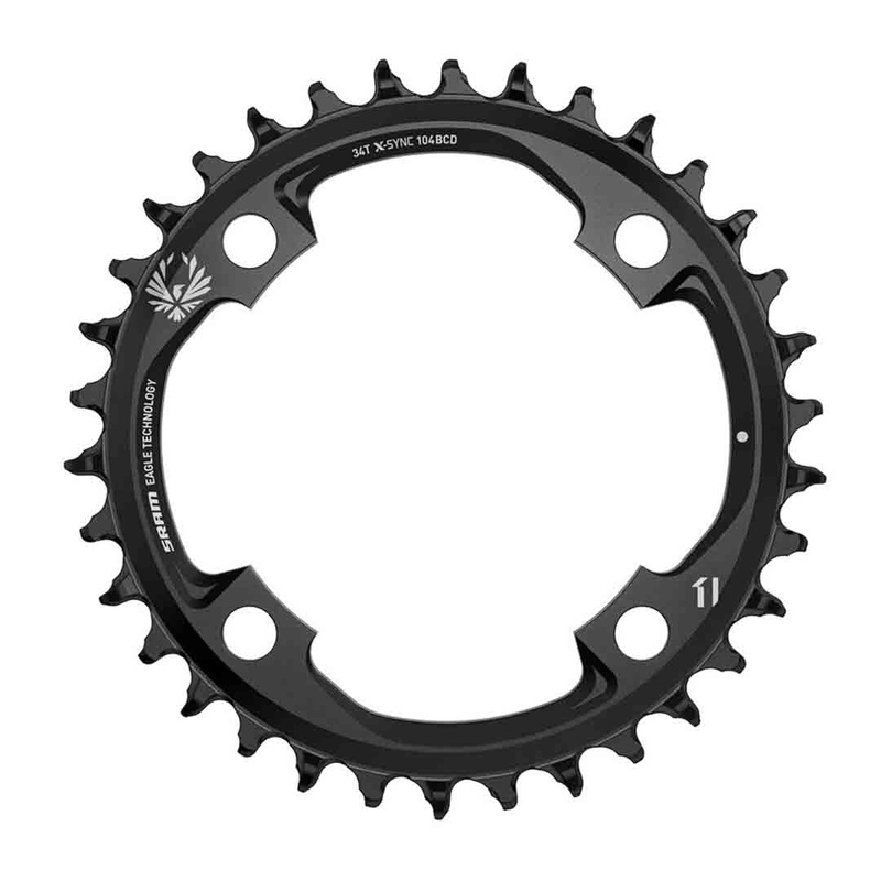 Chain Ring X-Sync 2 34 Tooth 104 BCD Alloy 1×12 speed Black