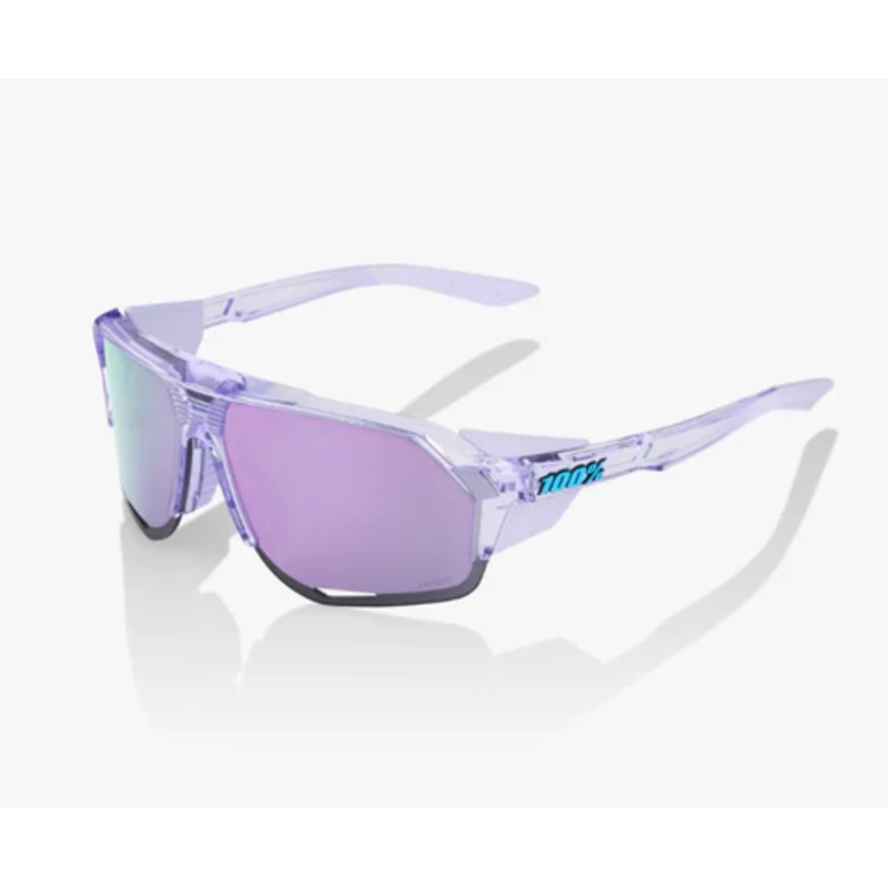 100% Sunglasses Polished Translucent Lavender Hiper