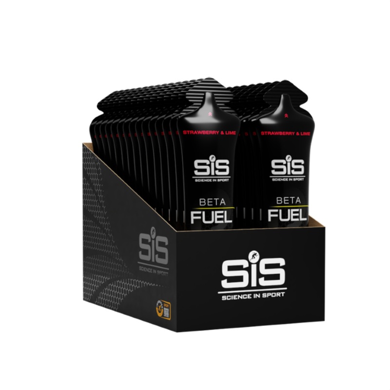 SIS GEL BETA FUEL 30 X60ML STRAWBERRY &LIME