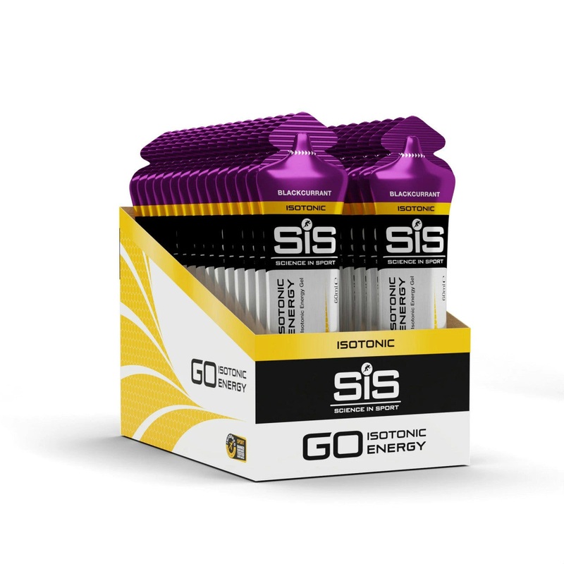 SIS GO PLUS ISOTONIC ENERGY GELS 30X60ML BLACKCURRRANT