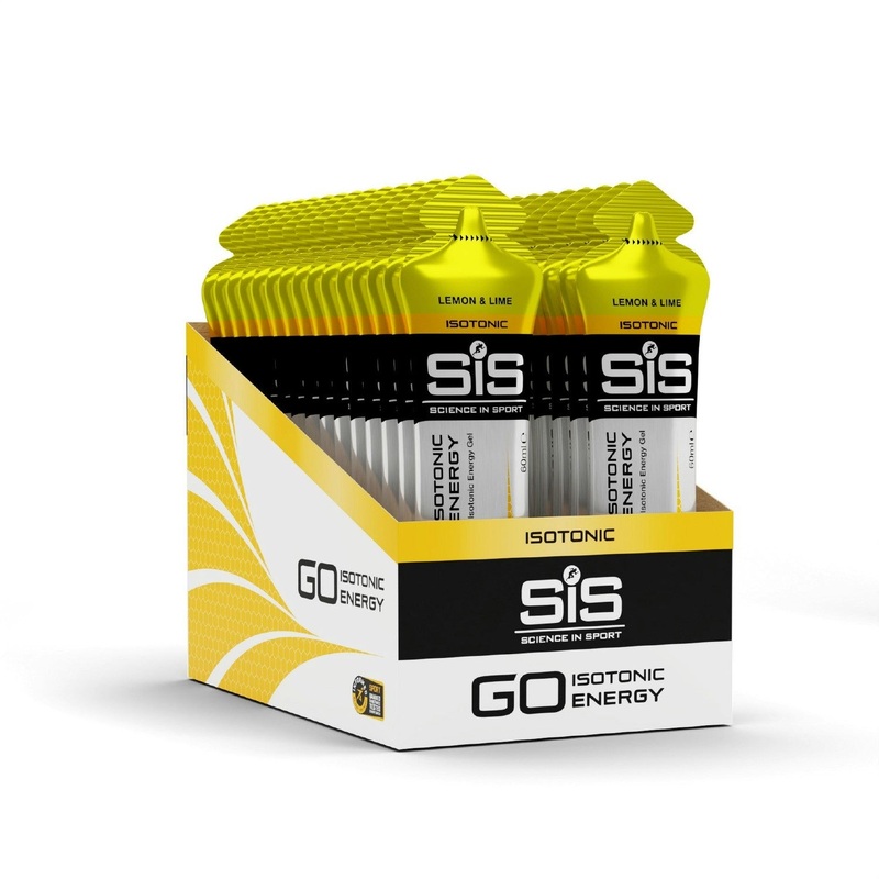 SIS GO PLUS ISOTONIC ENERGYGELS 30X60ML LEMON&LIME