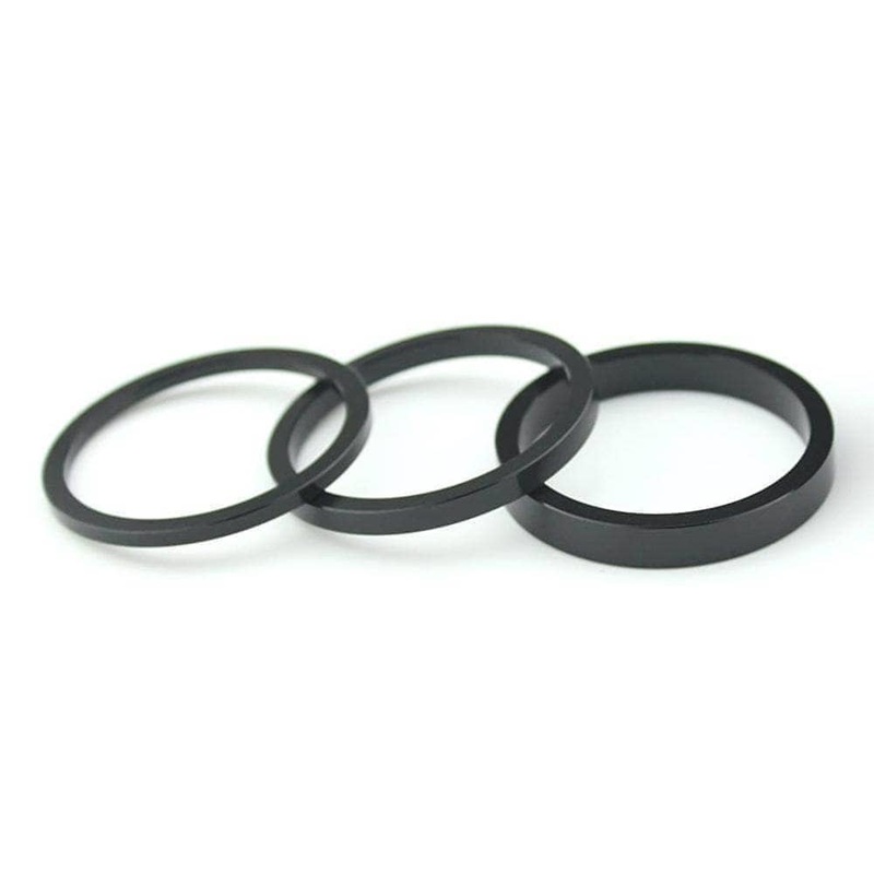 EVO Alloy Headset Spacers, 28.6mm, Black