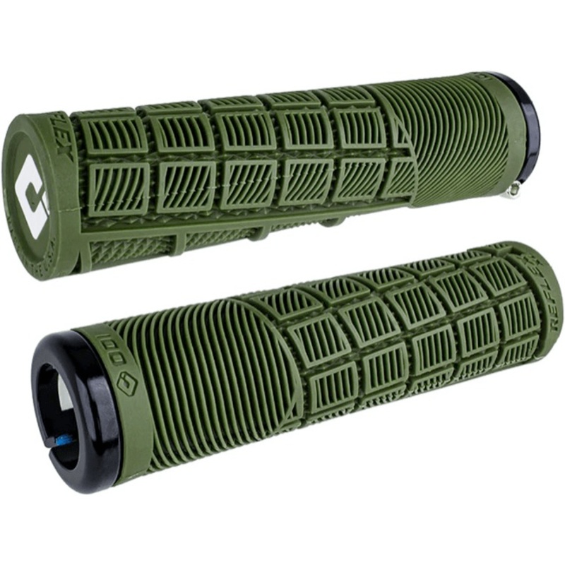 ODI Reflex V2.1 Lock-On Grips  Army Green