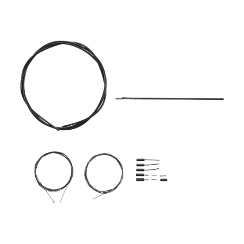 SHIMANO OT-SP41 SHIFT CABLE SET -R9100 POLYMER COATED 1800mm&2100mm BLACK OUTER + INNER + OT-RS900