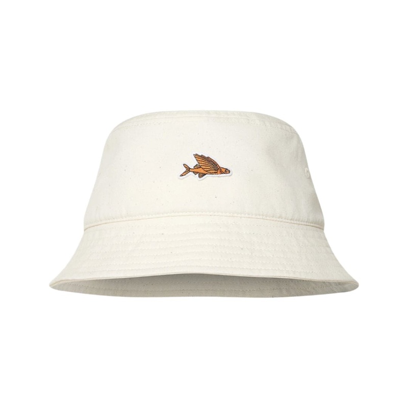 Caf du Cycliste Bucket Hat-Chalk-S & M