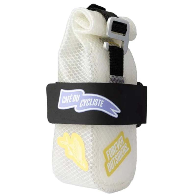Caf du Cycliste Saddle Bag Banner Transparent White