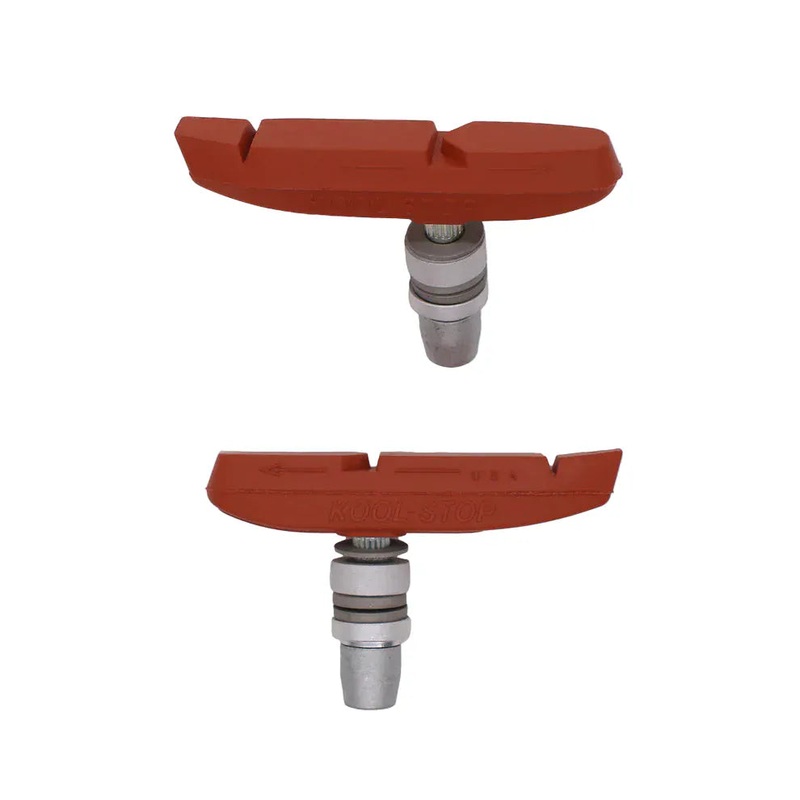 Kool-Stop Supra2 Threaded V-Type Brake Pads Salmon