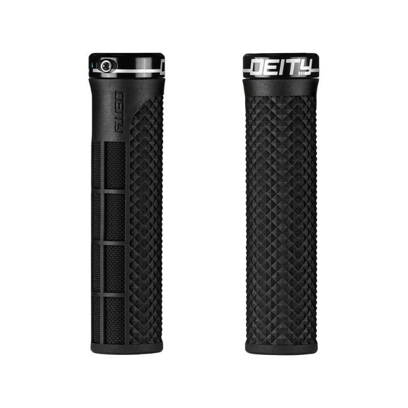 Deity Components Lockjaw Grips – Black, Lock-On