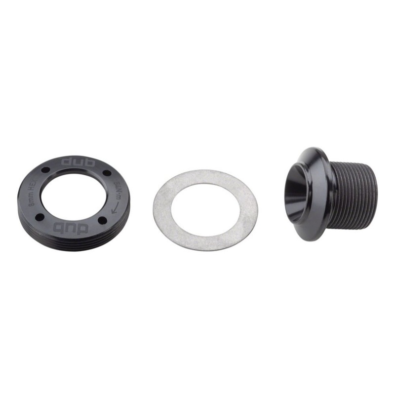 SRAM DUB Crank Arm Bolt Kit – M18/M30, Self-Extracting, For SRAM/Truvativ, Black Stealth