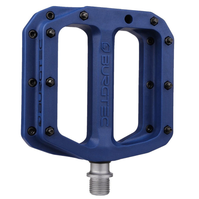 Burgtec MK4 Composite Flat Pedals – Deep Blue