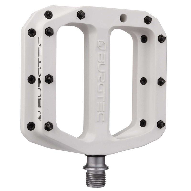 Burgtec MK4 Composite Flat Pedals – White