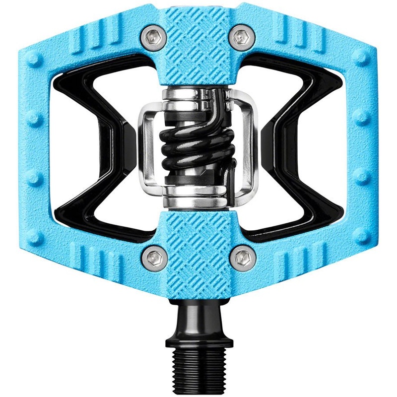 Crank Brothers Double Shot 2 Pedals – Single Side Clipless – Blue/Black