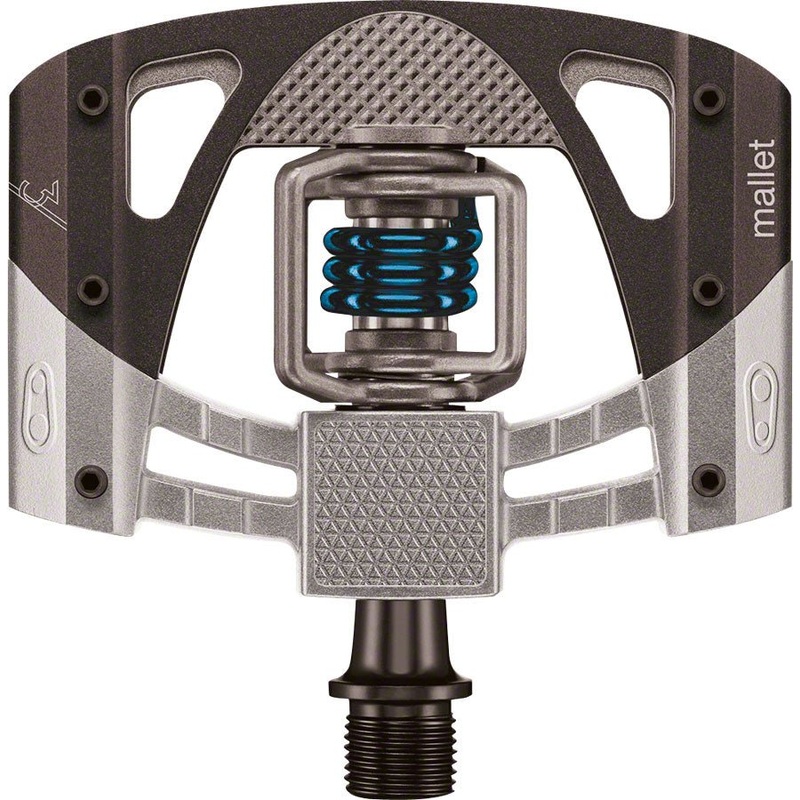 Crank Brothers Mallet 3 Pedals – Raw /Black/Blue