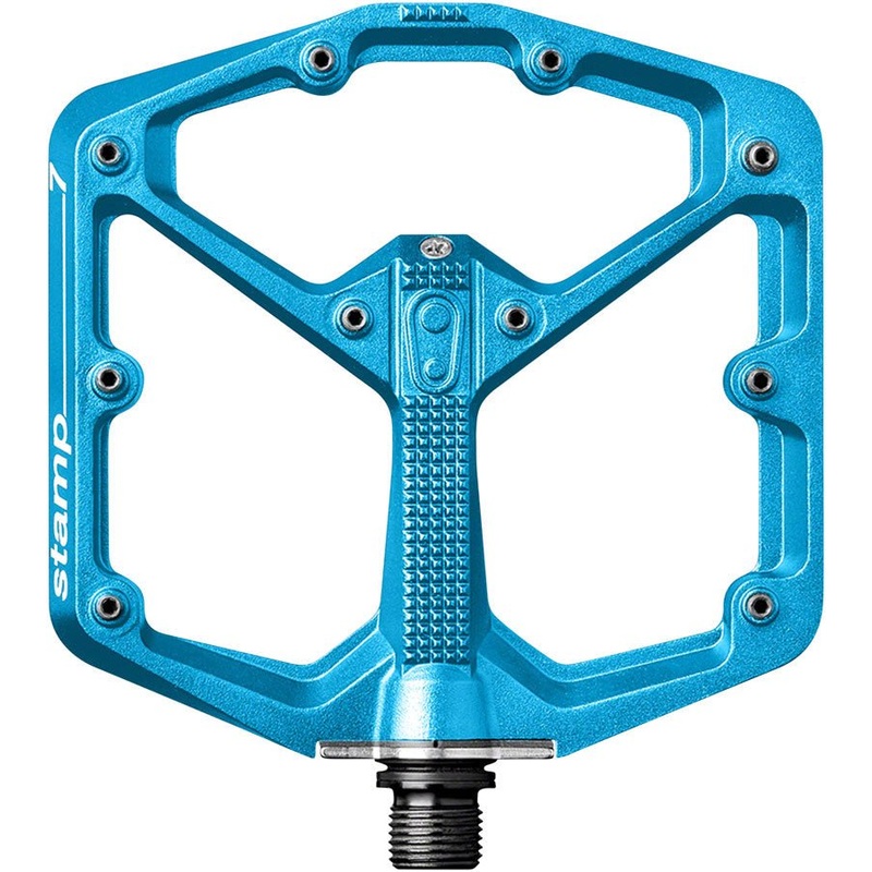 Crank Brothers Stamp 7 Pedals – Platform Aluminum 9/16 Electric Blue Large