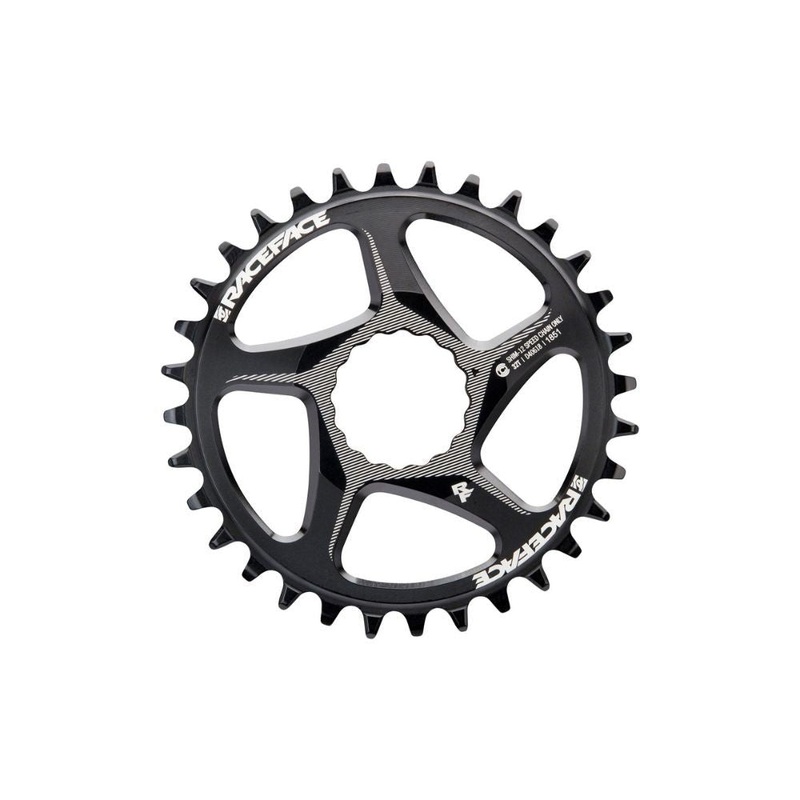 Race Face Narrow Wide Direct Mount CINCH Aluminum Chainring – for Shimano 12-Speed, requires Hyperglide+ compatible chain – Black