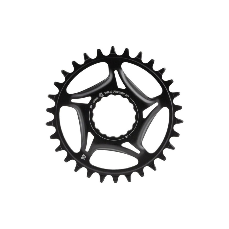 Race Face Narrow Wide Direct Mount CINCH Steel Chainring – for Shimano 12-Speed requires Hyperglide+ compatible chain – Black