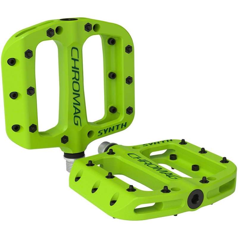 Chromag Synth Pedals – Platform Composite 9/16 Green