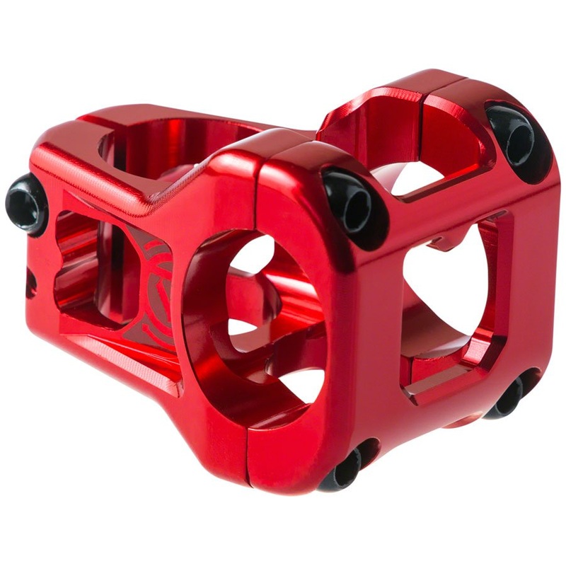 Deity Cavity Stem – 35mm Length – 31.8mm Clamp – Red