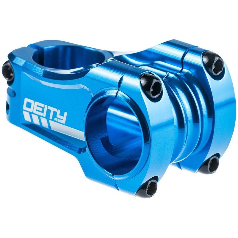 Deity Copperhead Stem – 50mm Length – 31.8mm Clamp – Blue