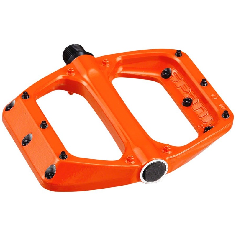 Spank Spoon DC Platform Pedals – Aluminum – Orange