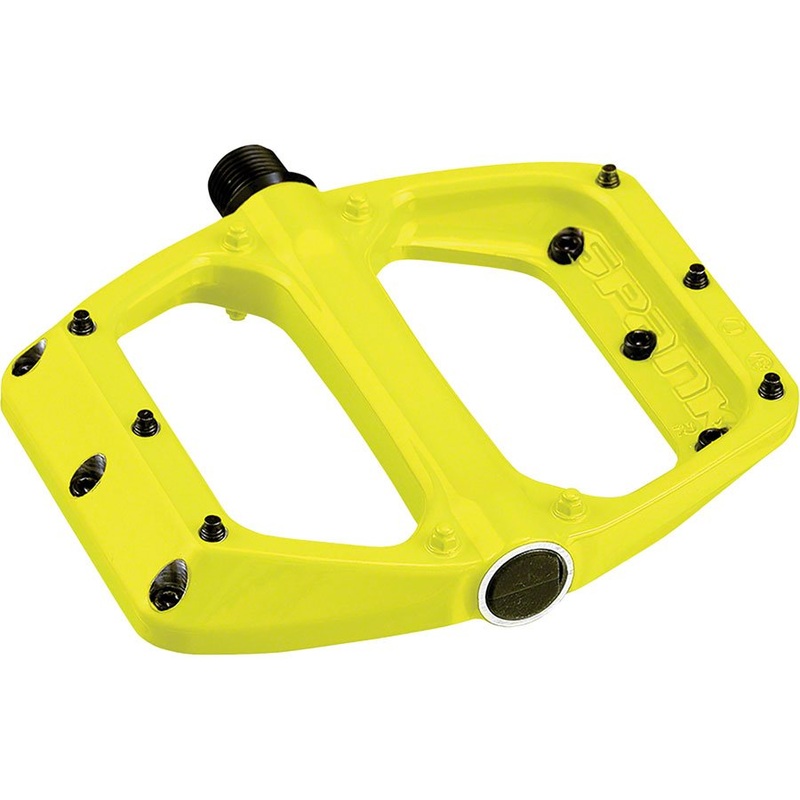 Spank Spoon DC Platform Pedals – Aluminum – Yellow