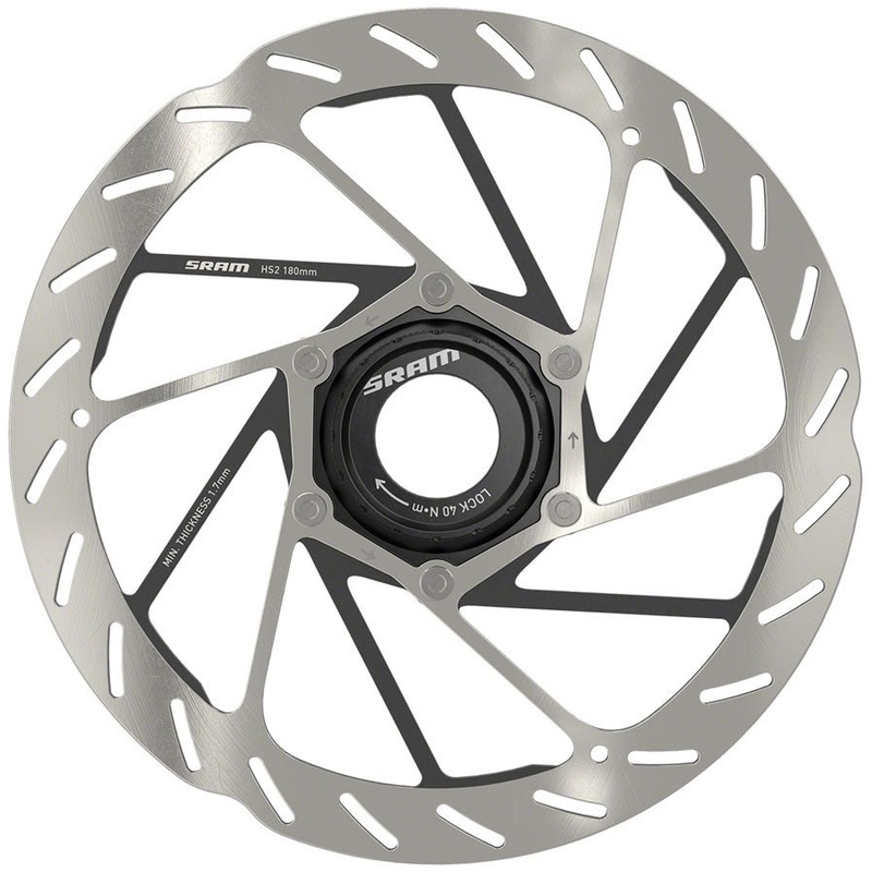SRAM HS2 Disc Brake Rotor – Rounded – Center Lock – 180mm