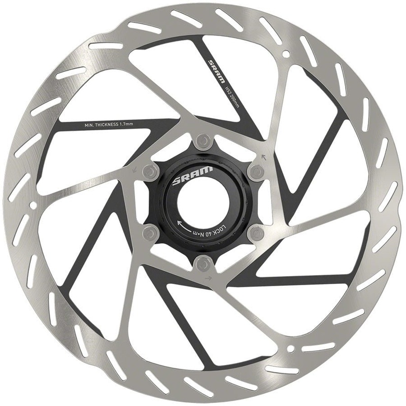 SRAM HS2 Disc Brake Rotor – Rounded – Center Lock – 200mm