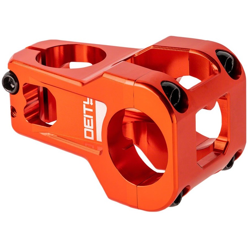 Deity Cavity Stem – 50mm Length – 31.8mm Clamp – Orange