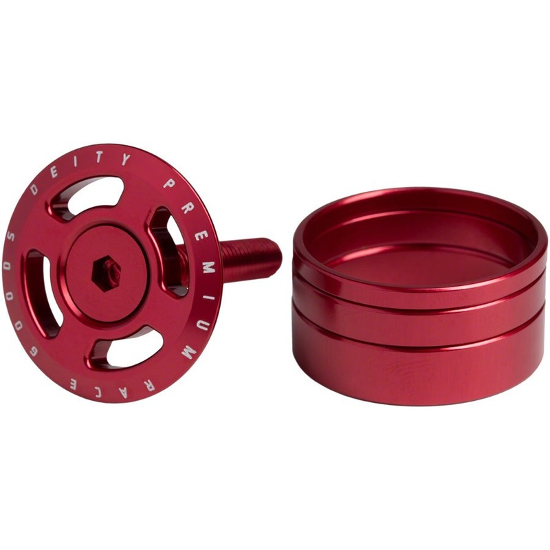 DEITY Crosshair Headset Cap – Red