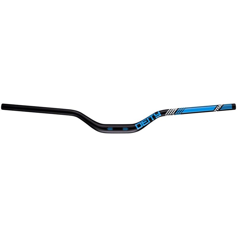 Deity Highside Handlebar – 50mm Rise – 760mm Width – 31.8mm Clamp – Blue