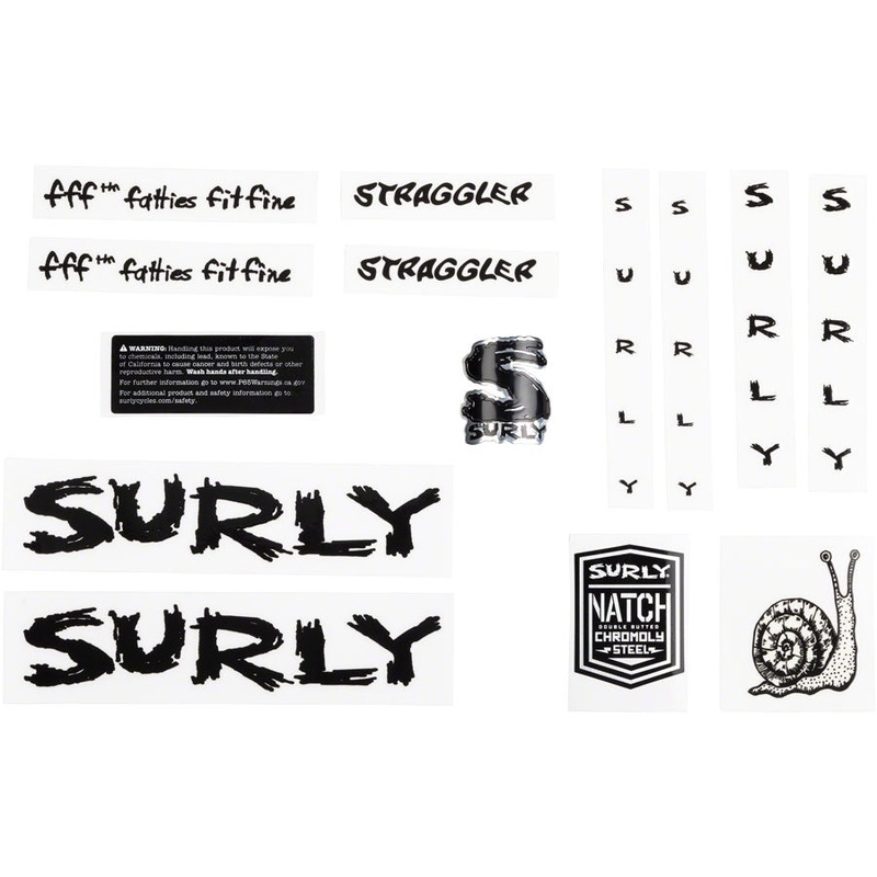Surly Straggler Decal Set-Black