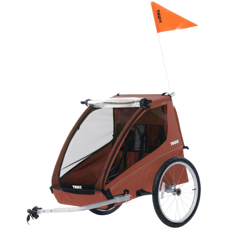Thule Cadence Bike Trailer-Hot Sauce Red