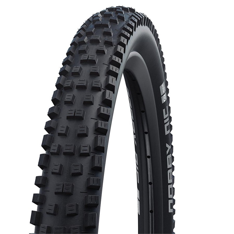 Schwalbe Nobby Nic Mountain Tire 27.5×2.35 Folding Tubeless Ready Addix Performance Perf TwinSkin TL Ready Black