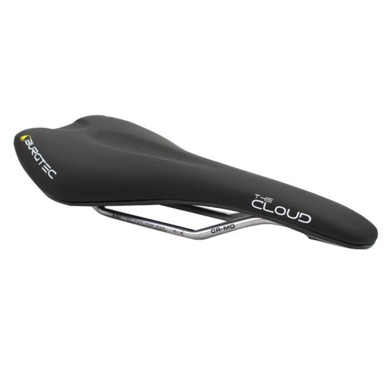 Burgtec The Cloud MK2 Saddle Cromo Rail/Plastic Base – Black