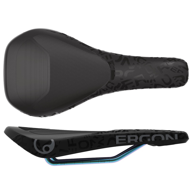 Ergon SM Downhill Comp Team Saddle – Black/Oil Slick