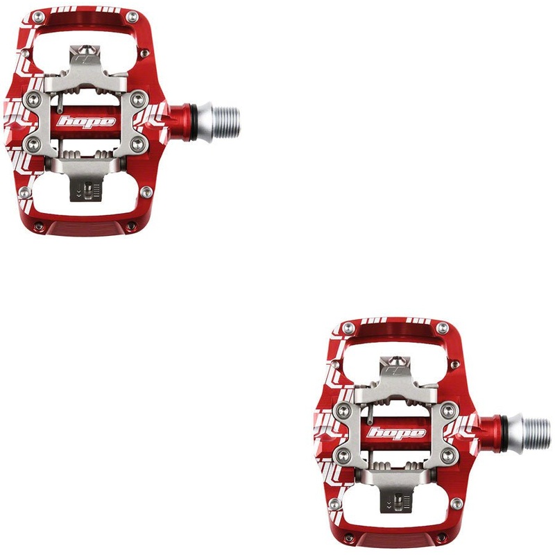 Hope TC Union Clip Pedals – Red