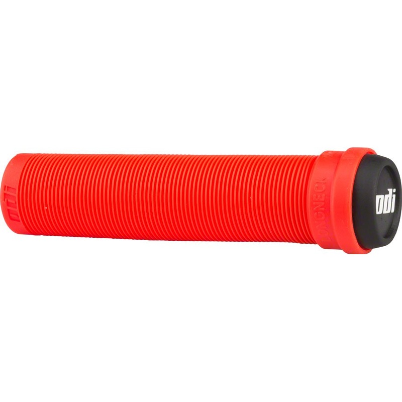 ODI Flangeless Longneck Grips – Fire Red