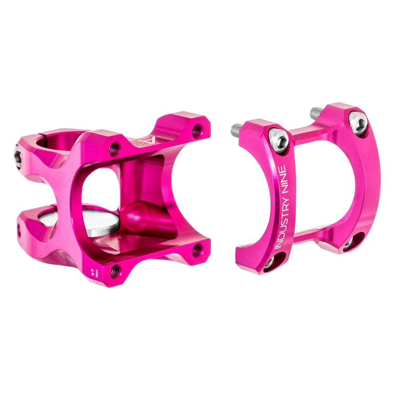 Industry Nine A318 Stem – 31.8mm Clamp – 50mm Length – Pink