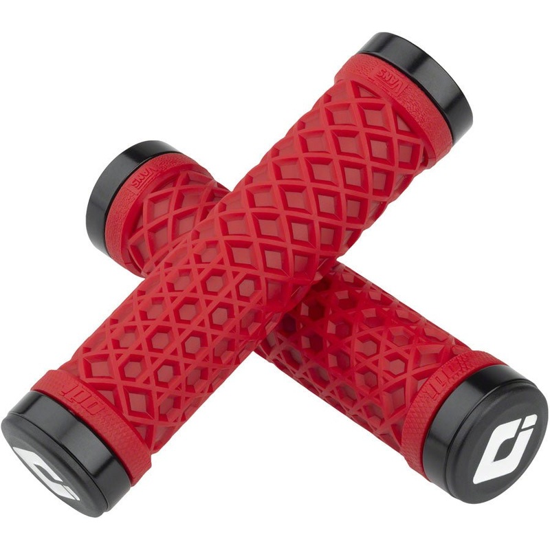 ODI VANS Lock-On Grips – Red Lock-On