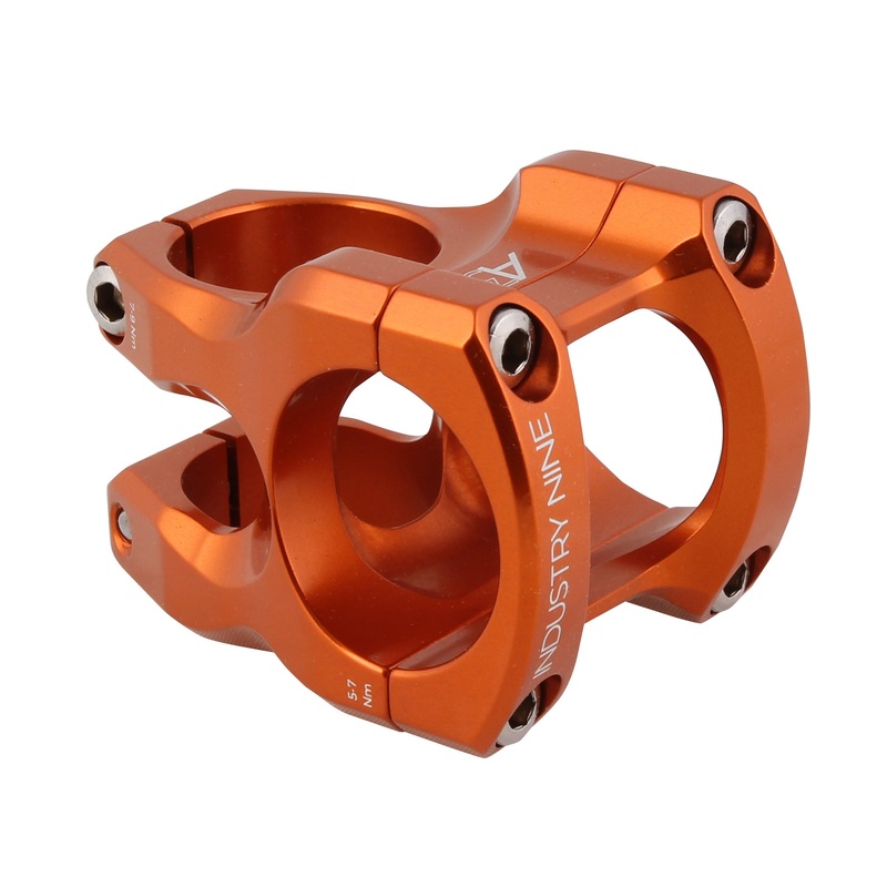 Industry Nine A318 Stem – 31.8mm Clamp – 30mm Length – Orange