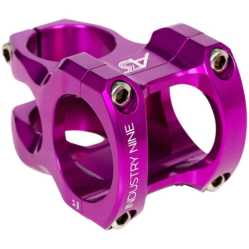 Industry Nine A318 Stem – 31.8mm Clamp – 50mm Length – Purple