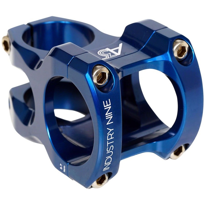 Industry Nine A35 Stem – 35mm Clamp – 50mm Length – Blue