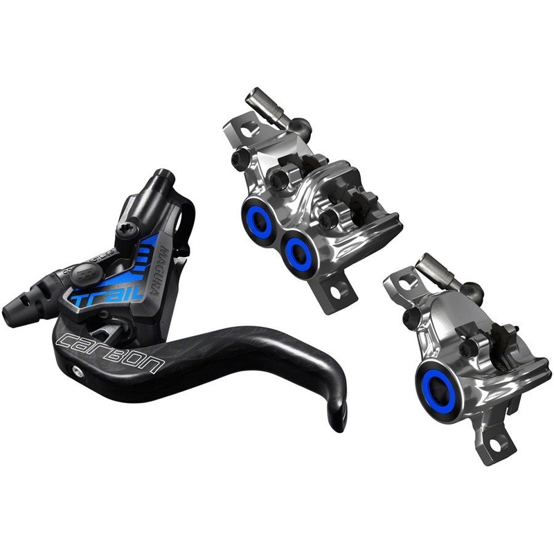Magura MT Trail SL Disc Brake Set – Front and Rear Set – Black & Chrome