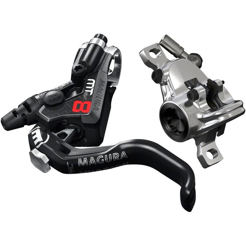 Magura MT8 Pro Disc Brake – Works as Front or Rear – Black & Chrome
